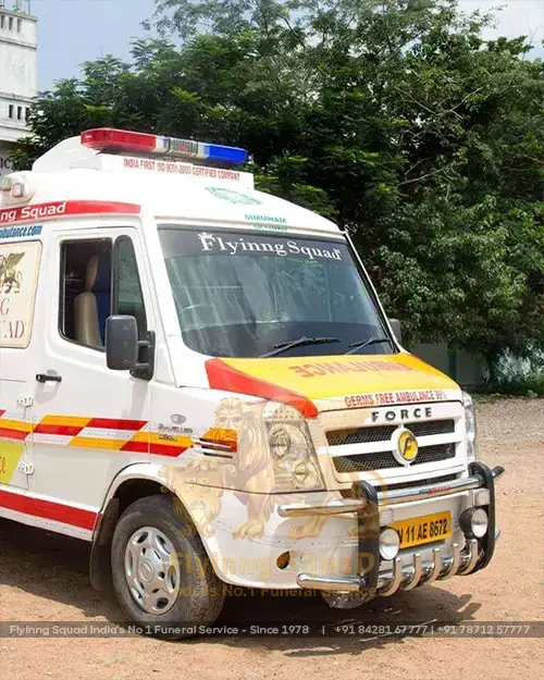 Dead body transport by Road & Air